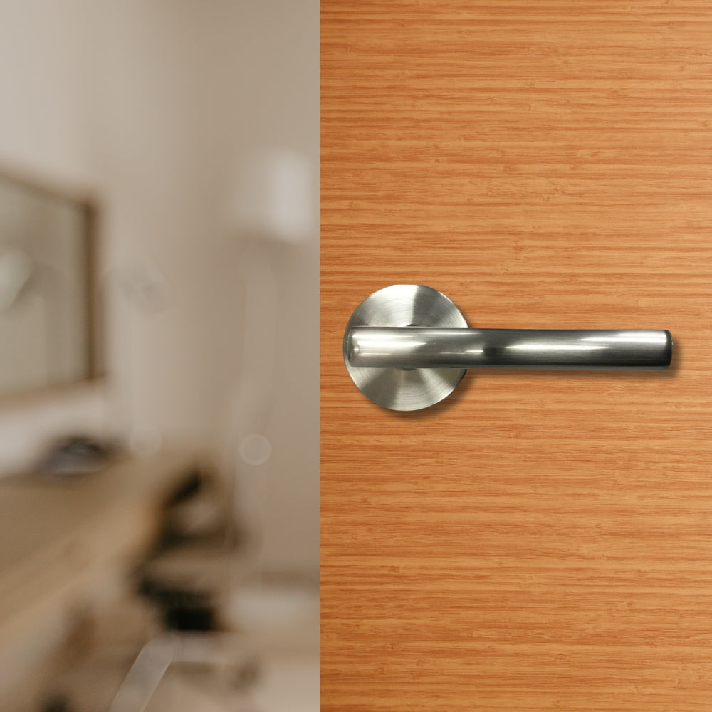 CERRADURA DE MANIJA DE PASO SATIN NIQUEL 50252-PS LOCKPRO