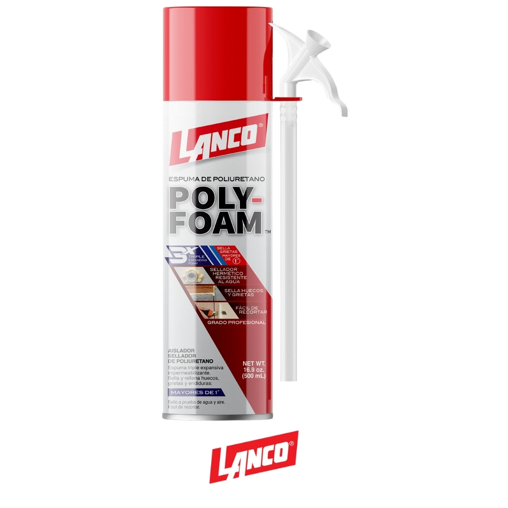 POLY FOAM ESPUMA DE POLIURETANO 500 ML PU5139 LANCO
