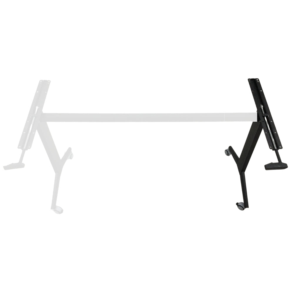 PATAS DE ESCRITORIO LIFE FOLDING METAL LEG 800 MM DERECHA BLACK RIVAL