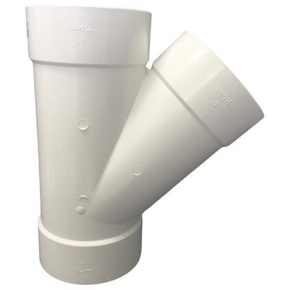 YEE PVC DWV 100MM-4 PULGADAS SANITARIO LIVIANO C/C