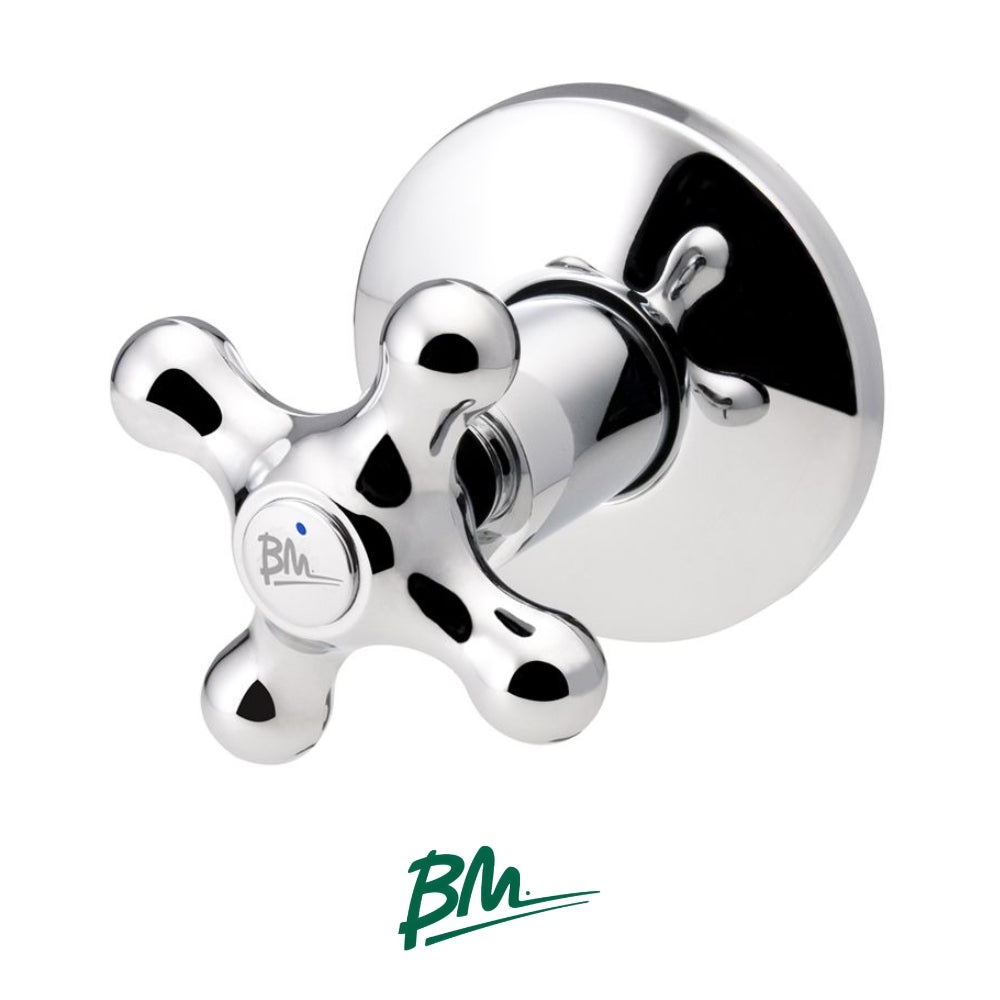 LLAVE DE DUCHA SENCILLA MANIJA DE CRUZ IDEAL BM-C50102