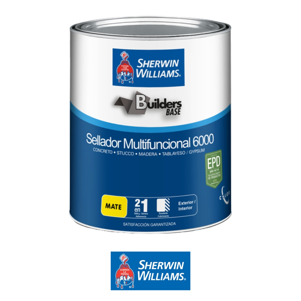 PINTURA BB SELLADOR MULTIFUNCIONAL 6000 MATE BLANCO GL B45WSA3-1 SHERWIN