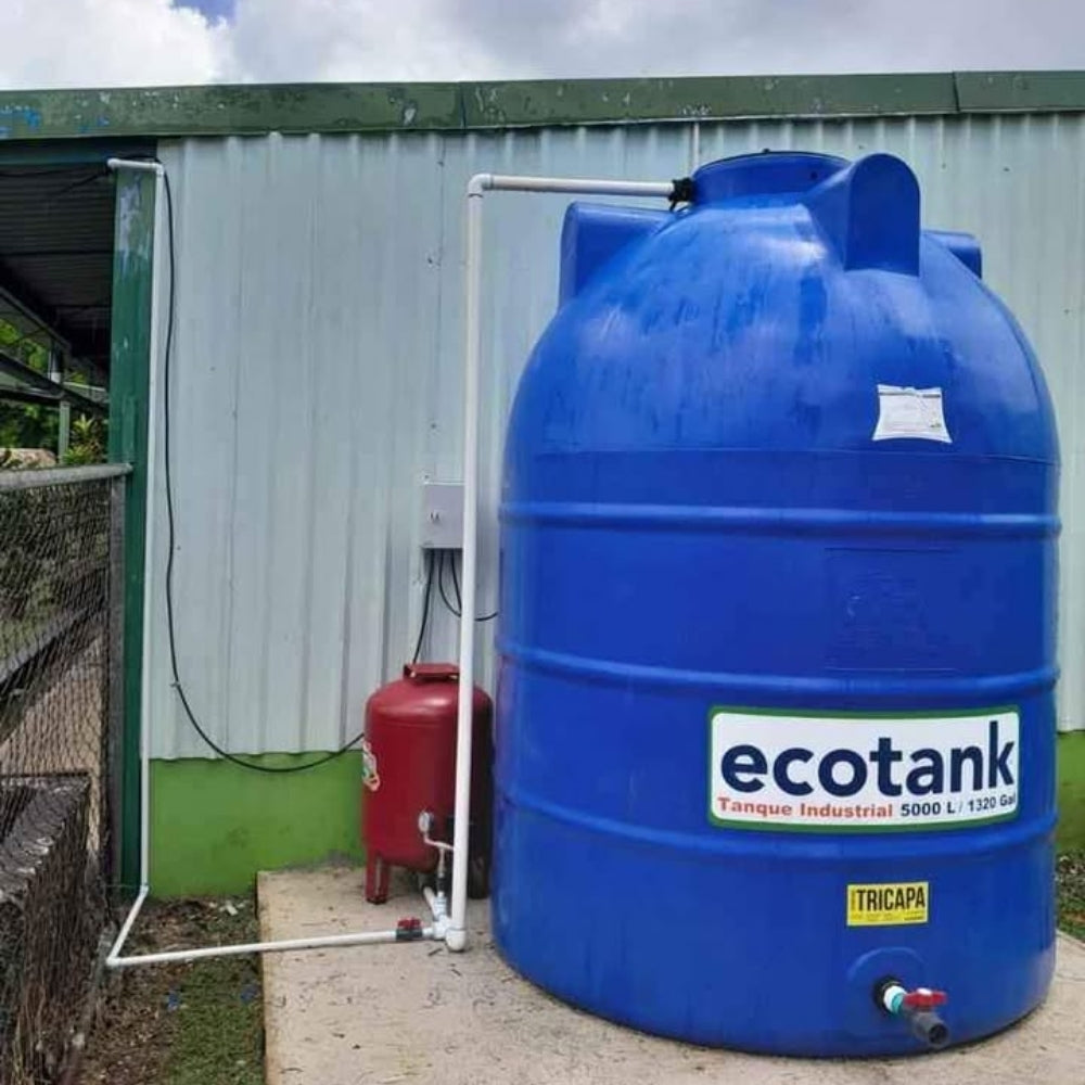 TANQUE RESERVA DE AGUA ECOTANK 5000 LTS AZUL TRICAPA