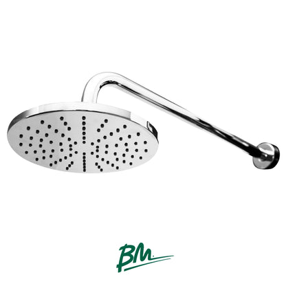 REGADERA CON TUBO Y ROSETA DE 8 PULGADAS CROMO IDEAL BM-9011