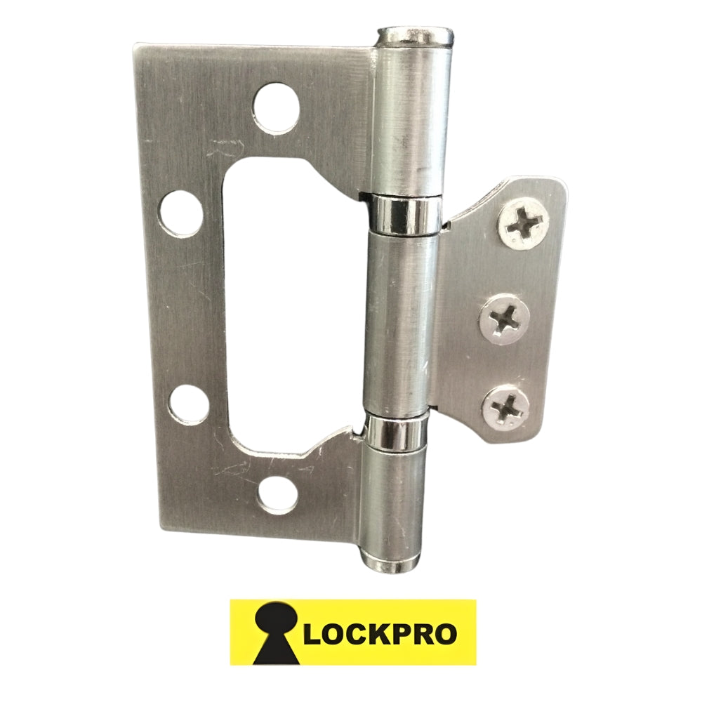 BISAGRA OMEGA NIQUEL SATINADO 3 Pulg X 2.5 Pulg X 2 mm ESPESOR PAR LOCKPRO