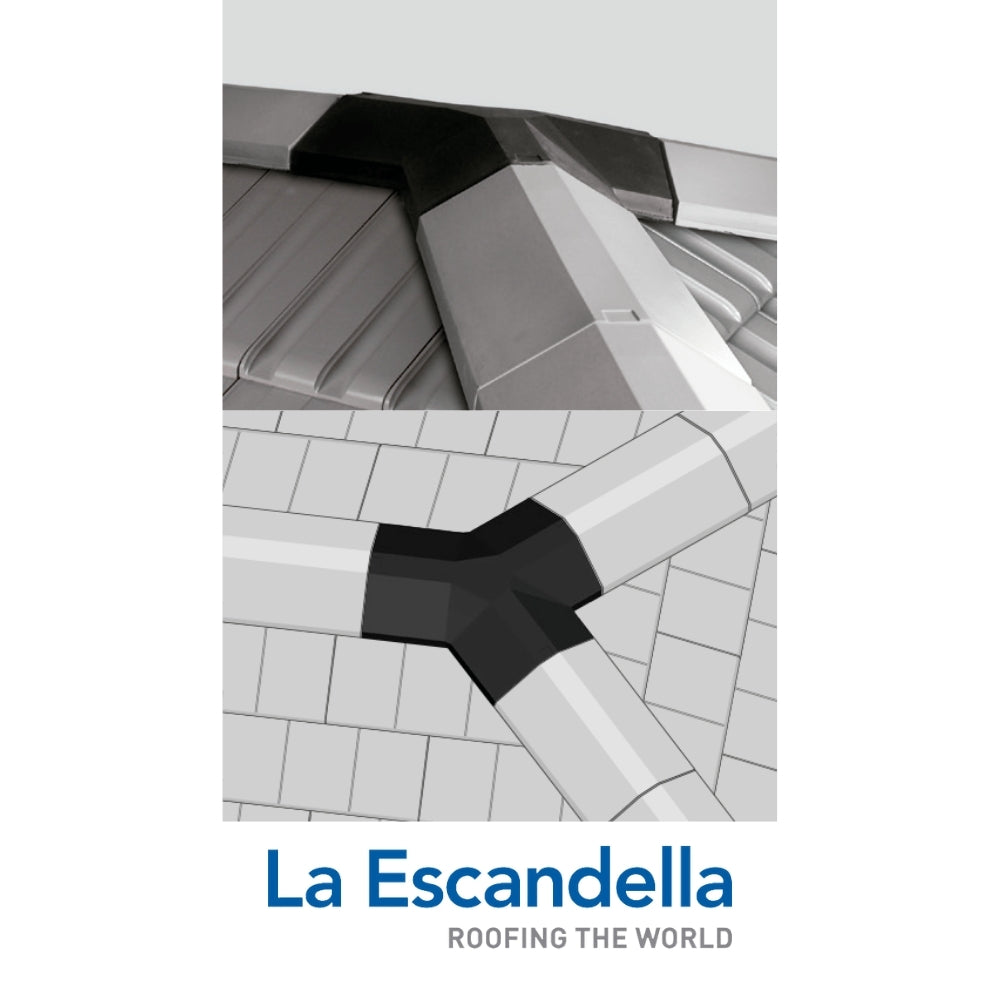 CUMBRERA  PLANUM ANGULAR A 3 AGUAS PIZARRA KLINKER ESCANDELLA Q123PK