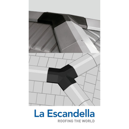 CUMBRERA  PLANUM ANGULAR A 3 AGUAS PIZARRA KLINKER ESCANDELLA Q123PK