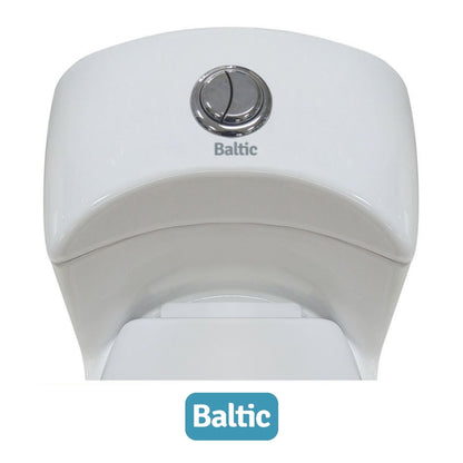 INODORO UNA PIEZA ELONGADO COLOR BLANCO BALTIC SR-1002