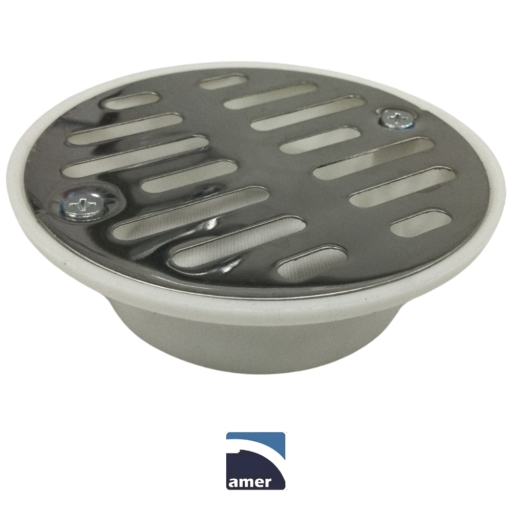 PARRILLA PLASTICA PARA BAÑO 2 PULGADAS AMER