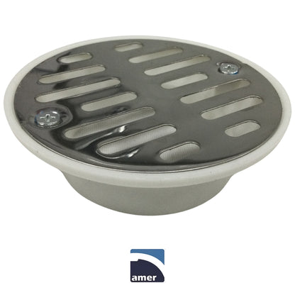PARRILLA PLASTICA PARA BAÑO 2 PULGADAS AMER