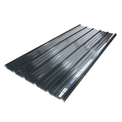 LAMINA DE POLICARBONATO AHUMADA PARA TECHO CORRUGACION F2 1.057M X 2.44M (42 PULGADAS X  8 PIES) PALRAM