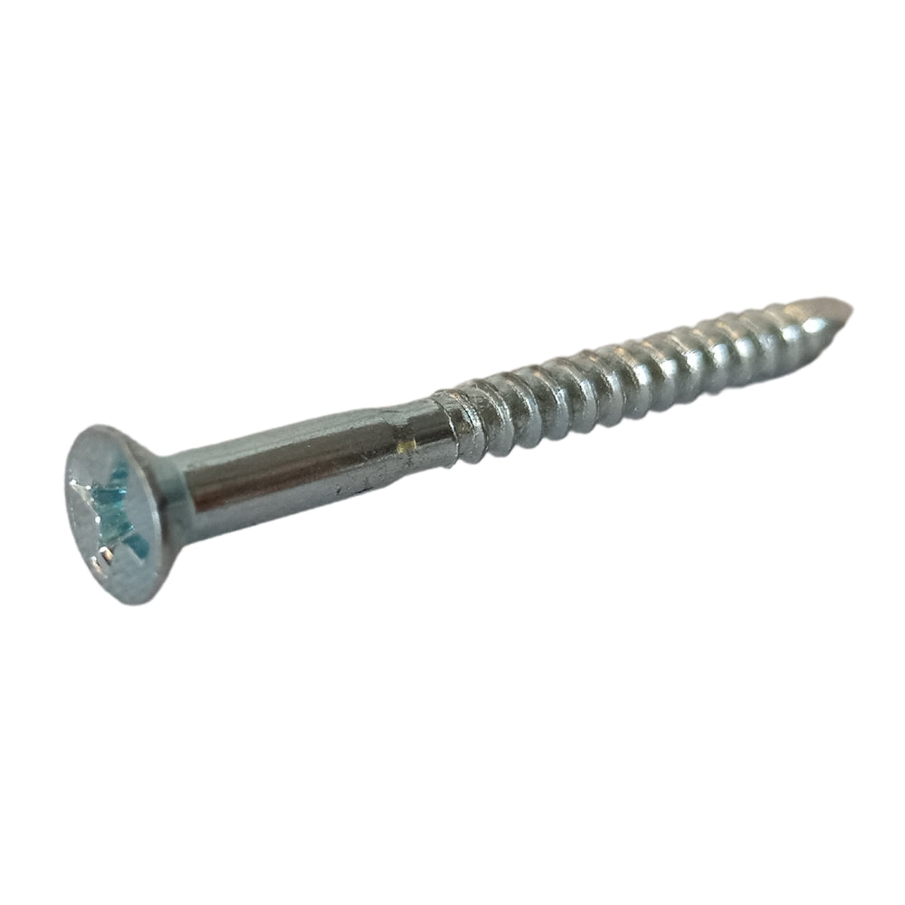TORNILLO PARA MADERA CAB PLANA PHILLIPS ZINC #6 x 1-1/2 PULGADAS