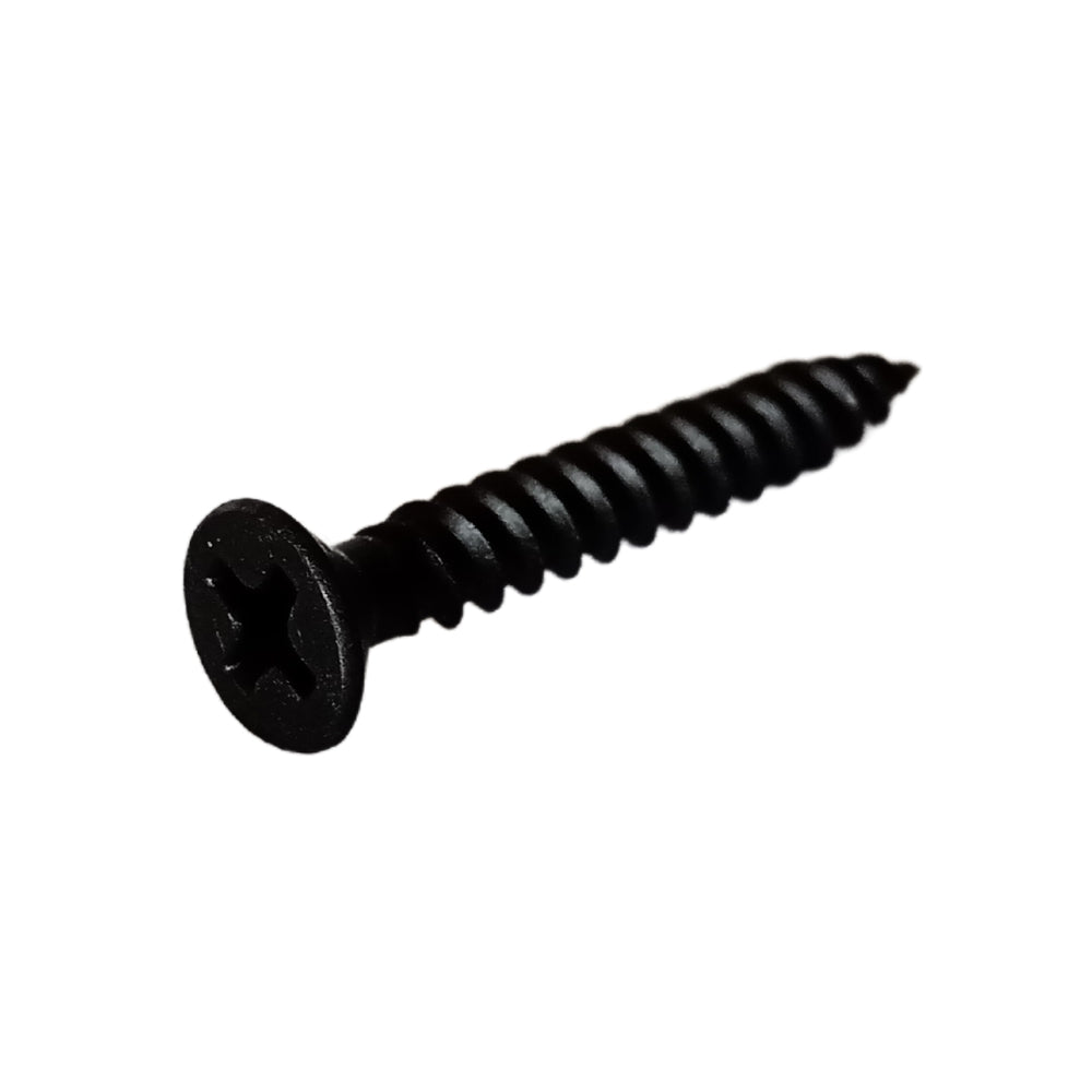 TORNILLO PARA MADERA DOBLE ROSCA CAB PLANA PHILLIPS NEGRO #6 x 1 PULGADAS