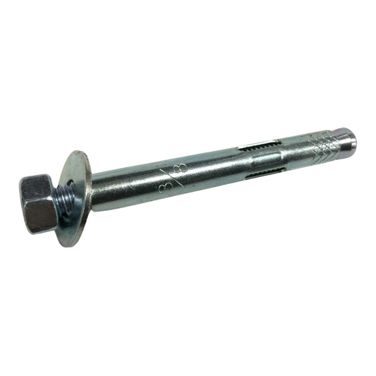 ANCLAJE DE MANGA TUERCA HEXAGONAL 3/8 PULGADAS x 3 PULGADAS