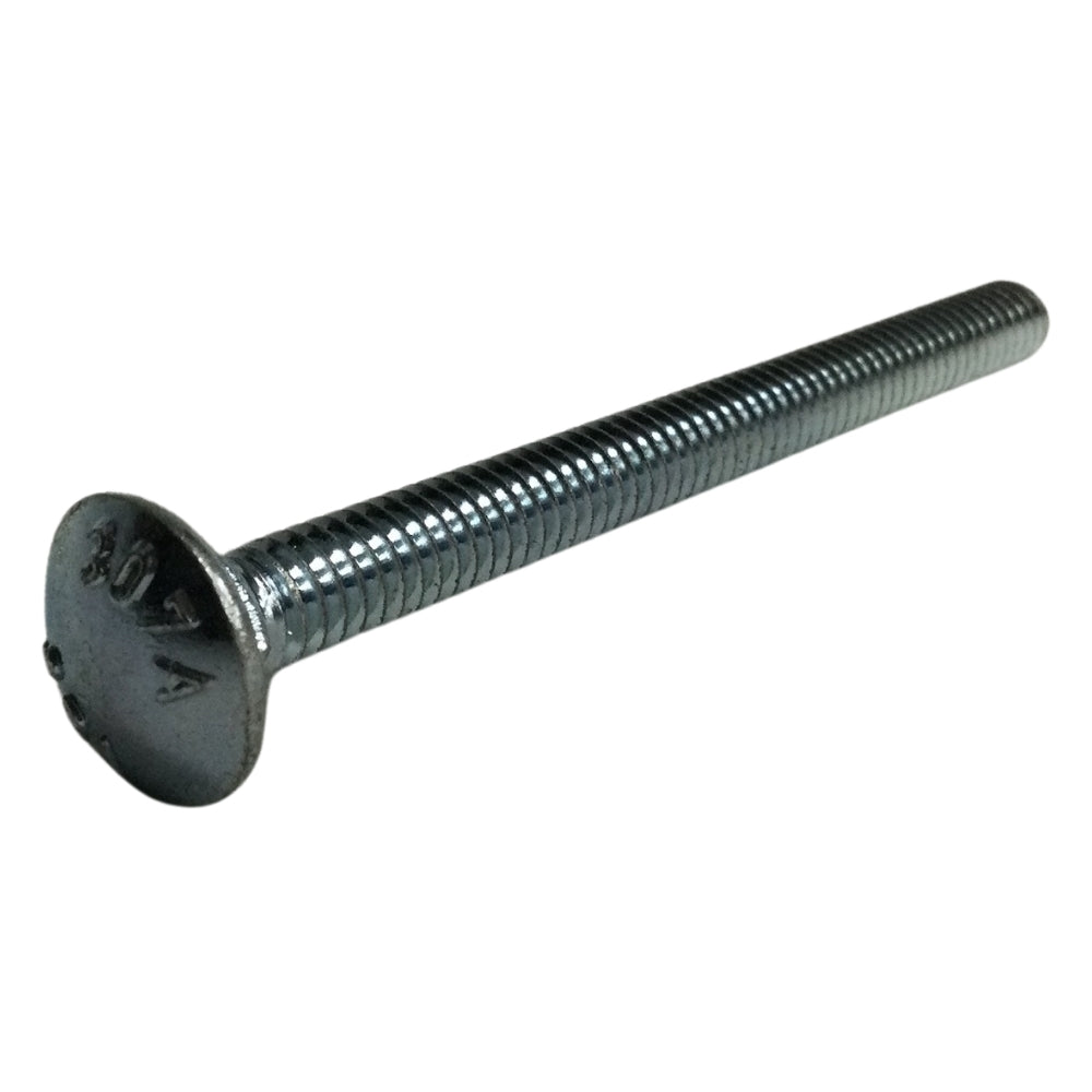 PERNO DE CARRUAJE ZINCADO ACERO GRADO 2 1/4 PULGADAS-20 x 2-1/2 PULGADAS ROSCA ESTANDAR