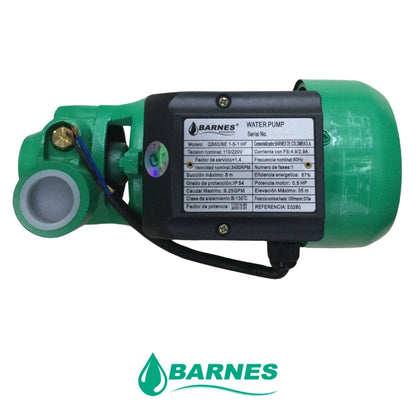 BOMBA DE AGUA PERIFERICA DE 1/2HP 110V/220V BARNES E0280
