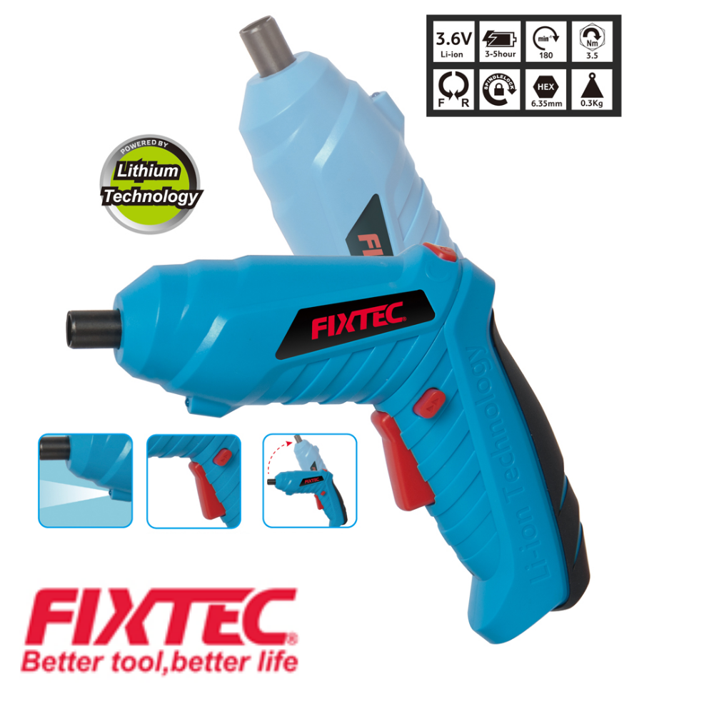 DESTORNILLADOR INALAMBRICO FIXTEC FSD036L02-110V 3.6V