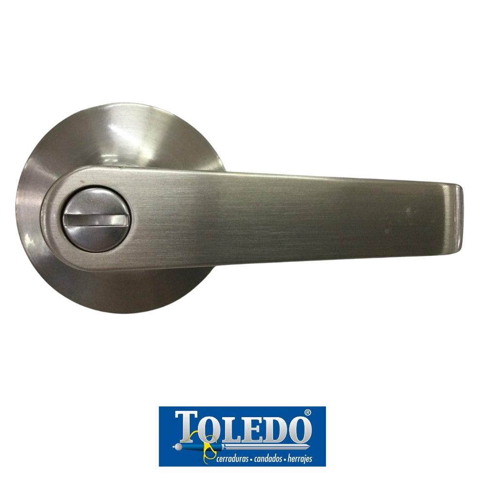 CERRADURA DE LEVER SEGOVIA BOTON SATIN NIQUEL TOLEDO