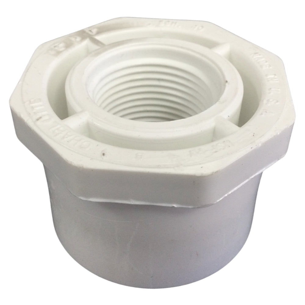 REDUCCION PVC 2 PULGADAS X 1 PULGADAS CON ROSCA SCH-40
