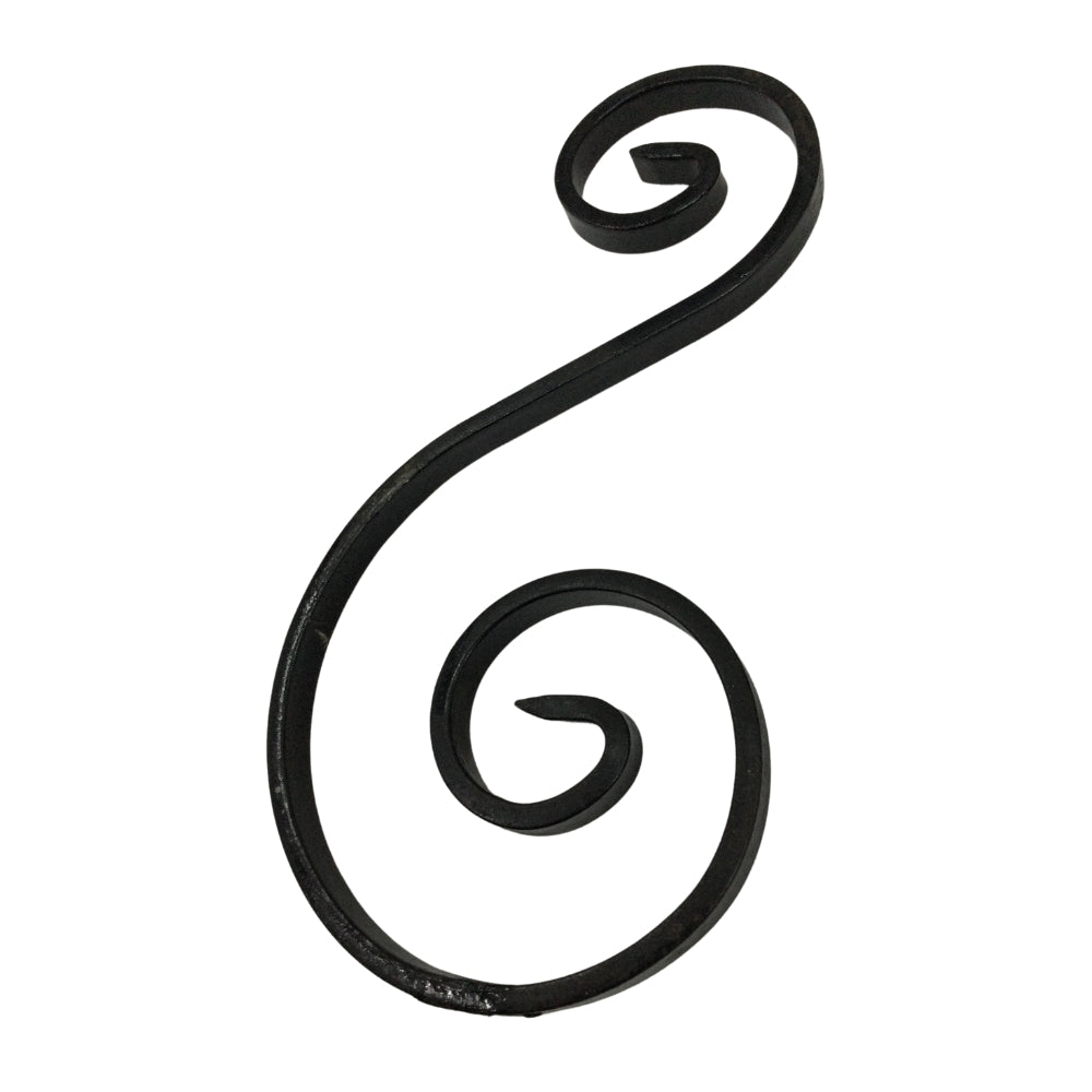ESPIRAL DE HIERRO FORJADO 12X6X120X220mm - 74/20