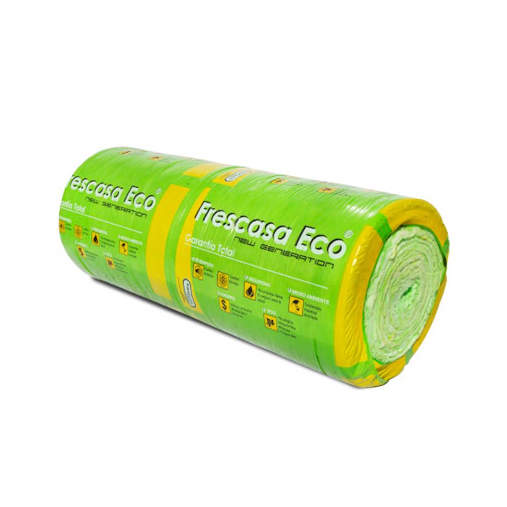 AISLANTE DE FIBRA DE VIDRIO CON PAPEL KRAFT 3 1/2 X 48 X 600 PULGADAS (18.58M2) FRESCASA