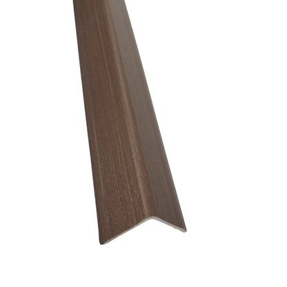 TAPA FINAL  REVESTIMIENTO  PARED  LWPC-04  MADERA OSCURA 30X30X2880MM