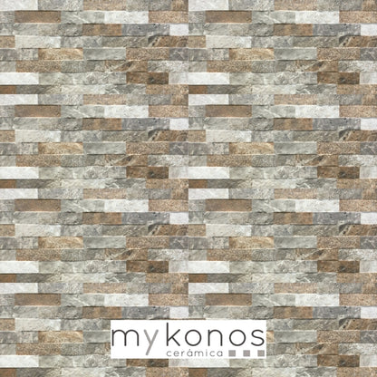 REVESTIMIENTO CERAMICO MYKONOS MIX MATE 25X50CM 1.63M2/CAJA