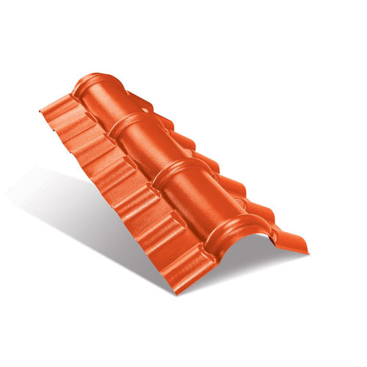 CABALLETE PARA TECHO DE UPVC 1.04m X 3mm ACABADO TERRA TK