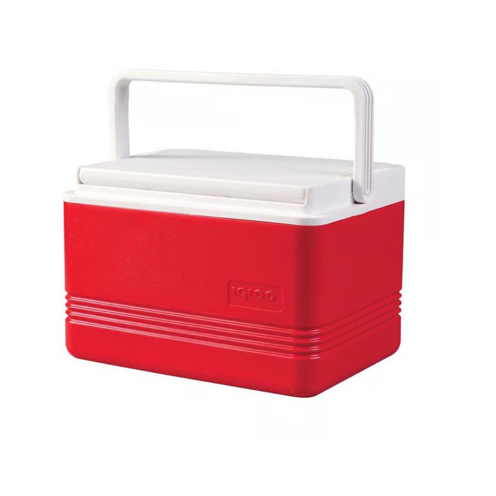 COOLER PORTÁTIL IGLOO LEGEND 9 QT ROJA/BLANCA