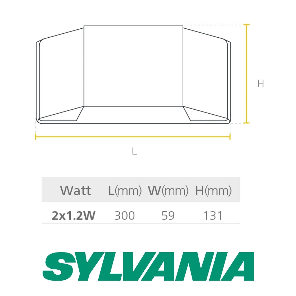 LAMPARA DE EMERGENCIA FIJA DE 24 LEDS 120-227V