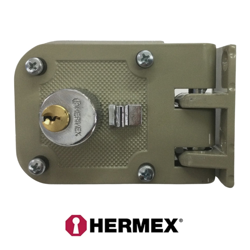 CERRADURA GARRA DE TIGRE DE SOLDAR DERECHA HERMEX PARA PUERTAS CORREDIZAS