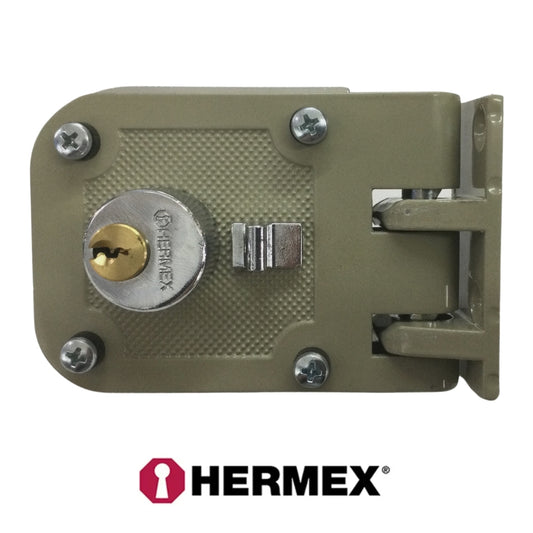 CERRADURA GARRA DE TIGRE DE SOLDAR DERECHA HERMEX PARA PUERTAS CORREDIZAS