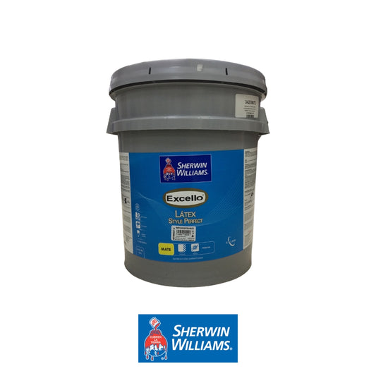 PINTURA LATEX MATE BASE EXTRA WHITE EXCELLO STYLE PERFECT 5GL A21WSA51-5 SHERWIN WILLIAMS