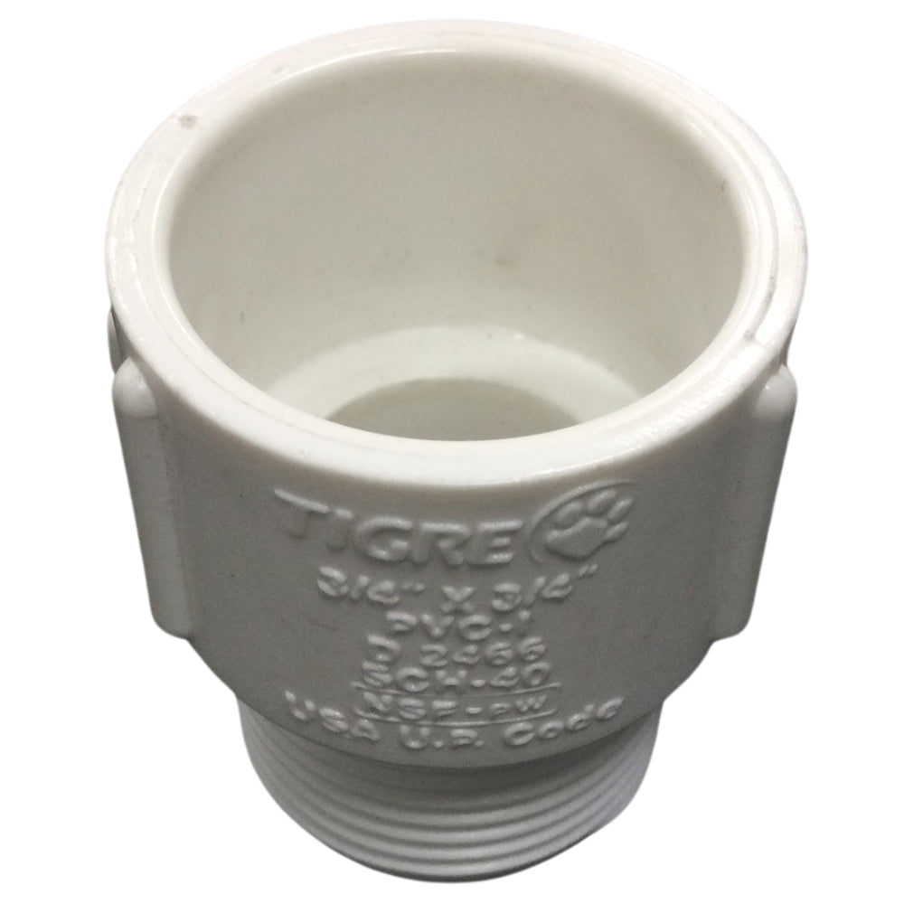 ADAPTADOR MACHO PVC 18MM-3/4 IN SCH-40