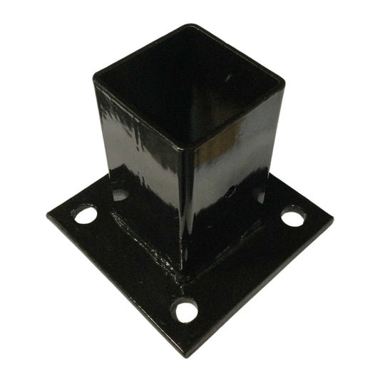 BASE METALICA PARA POSTE DEACERO COLOR NEGRO 79848