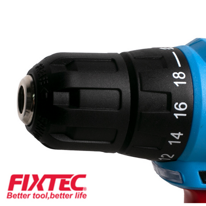 TALADRO ROTACIONAL FIXTEC FCD12L03-110V 12V LITHIUM 2 VELOCIDADES