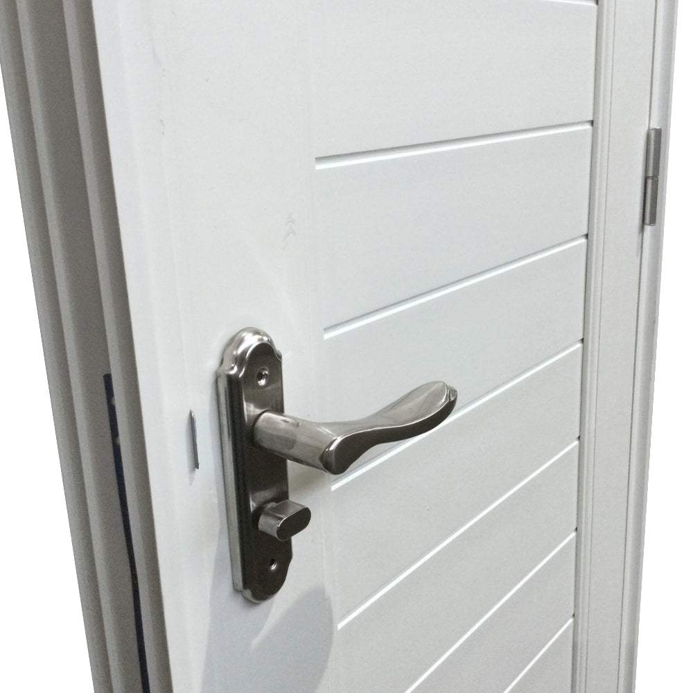 PUERTAS UPVC 2X7 CON MARCO 75MM BLANCO IZQUIERDA PG03  CON BISAGRAS Y CERRADURA