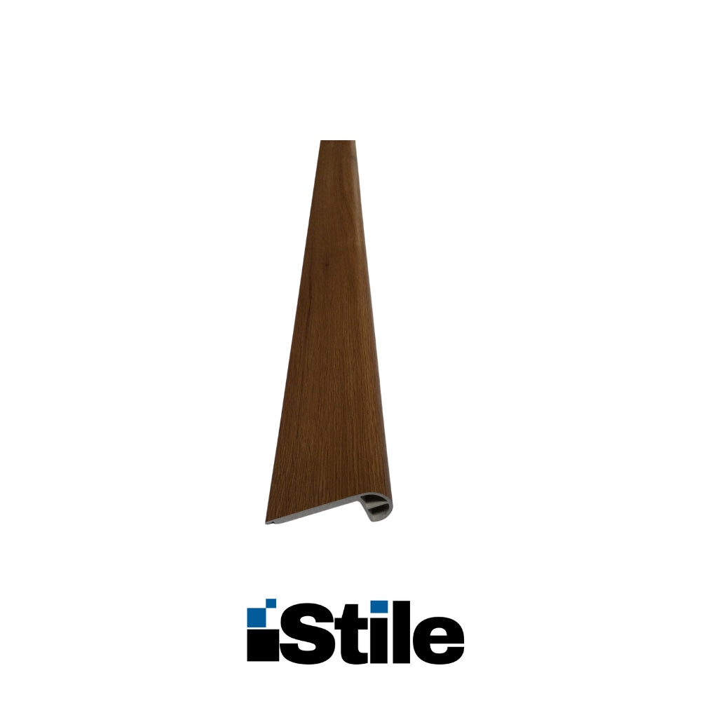 MOLDURA ESCALON PARA PISO PVC-SPC3005 2400X72X25MM