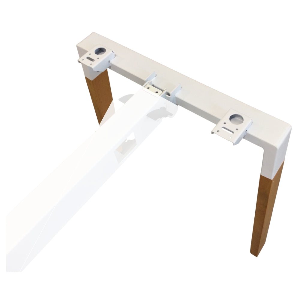 PATAS DE ESCRITORIO URANUS METAL LEG 800MM WHITE RIVAL