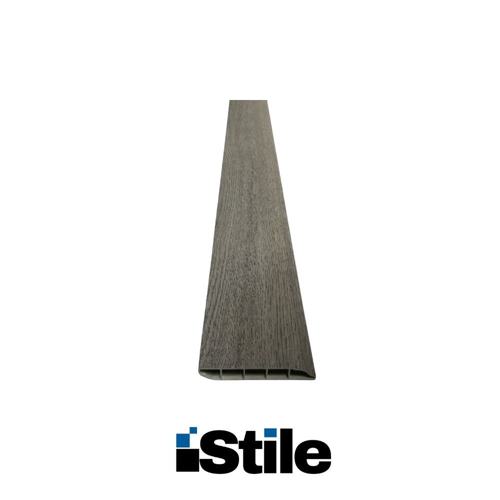 ZOCALO PARA PISO LAMINADO PVC-SPC3001 ROBLE GRIS 2400x70x12MM