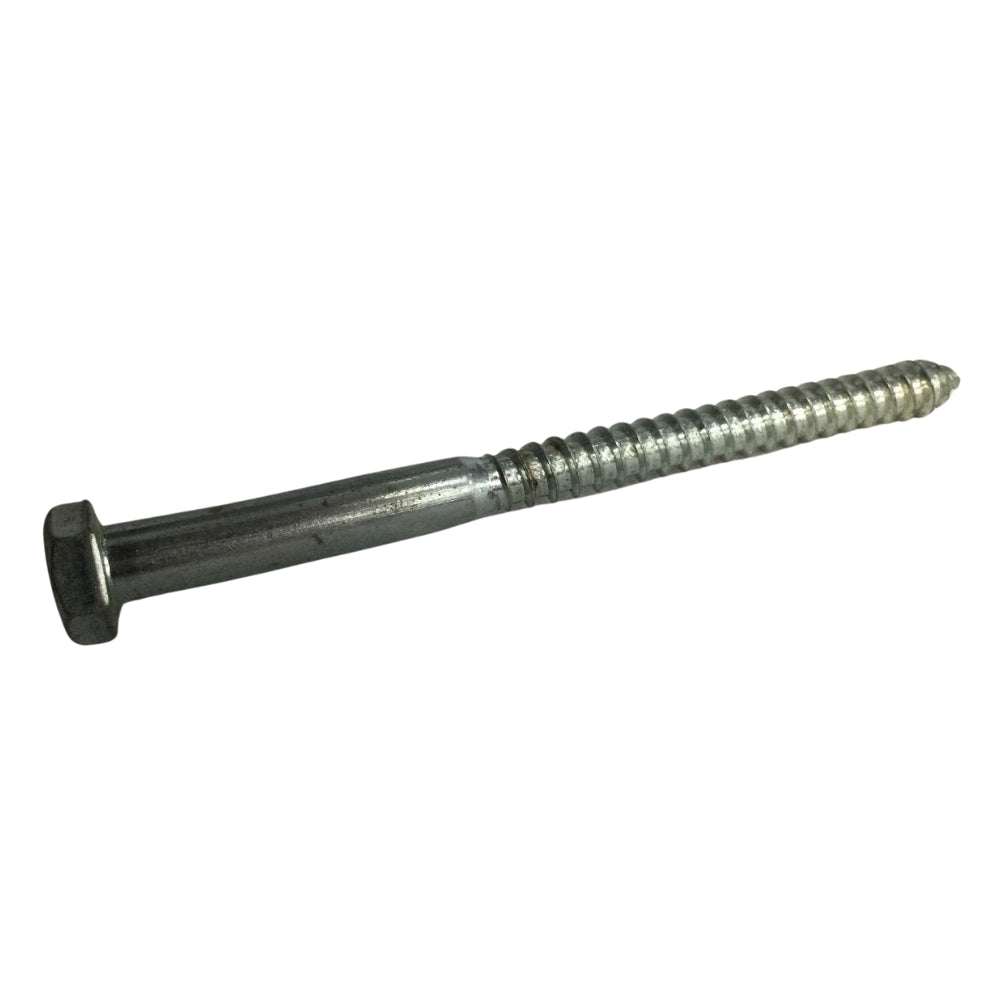 TORNILLO TIRAFONDO HEXAGONAL ZINCADO ACERO GRADO 2 5/16 PULGADAS x 4 PULGADAS