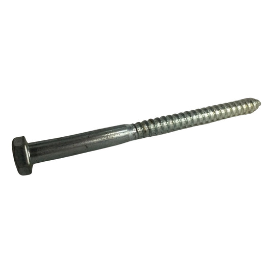 TORNILLO TIRAFONDO HEXAGONAL ZINCADO ACERO GRADO 2 5/16 PULGADAS x 4 PULGADAS