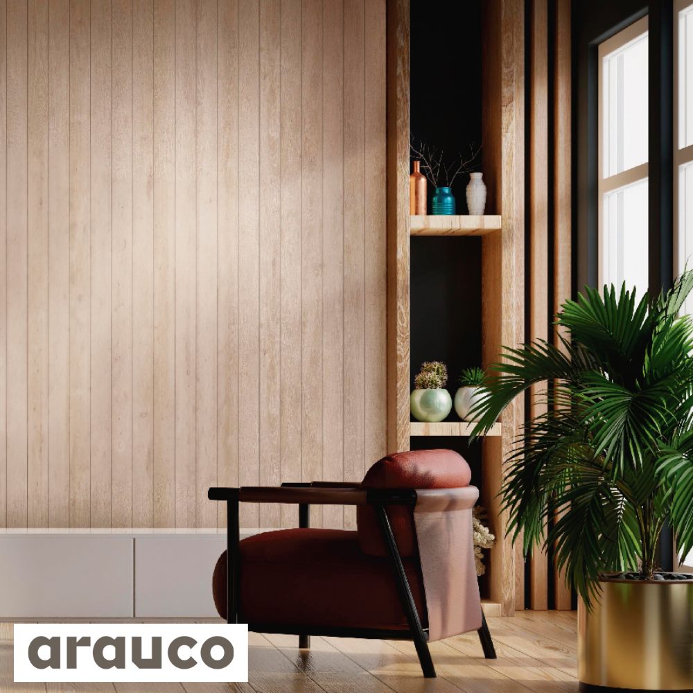 REVESTIMIENTO MDF CON MELAMINA ARAUCO RENOVA 2440x1220x6 MM ROBLE PROVENZAL