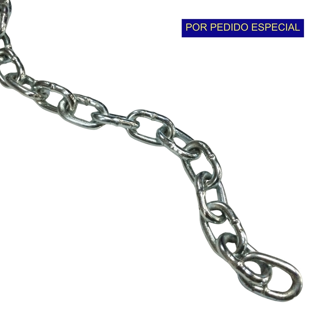 CADENA DE MAQUINA DE ESLABON RECTO #2 GALVANIZADA - METRO