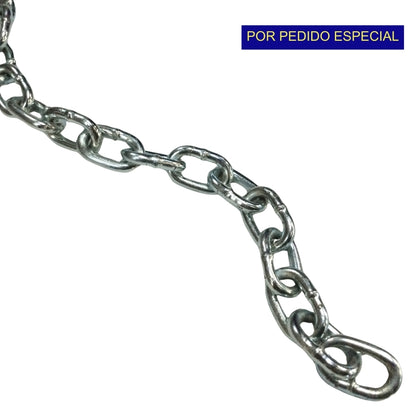 CADENA DE MAQUINA DE ESLABON RECTO #2 GALVANIZADA - METRO