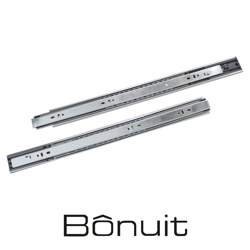 RIEL PUSH TO OPEN CON EXTENSIÓN TOTAL 45X500MM 30 KG ACERO