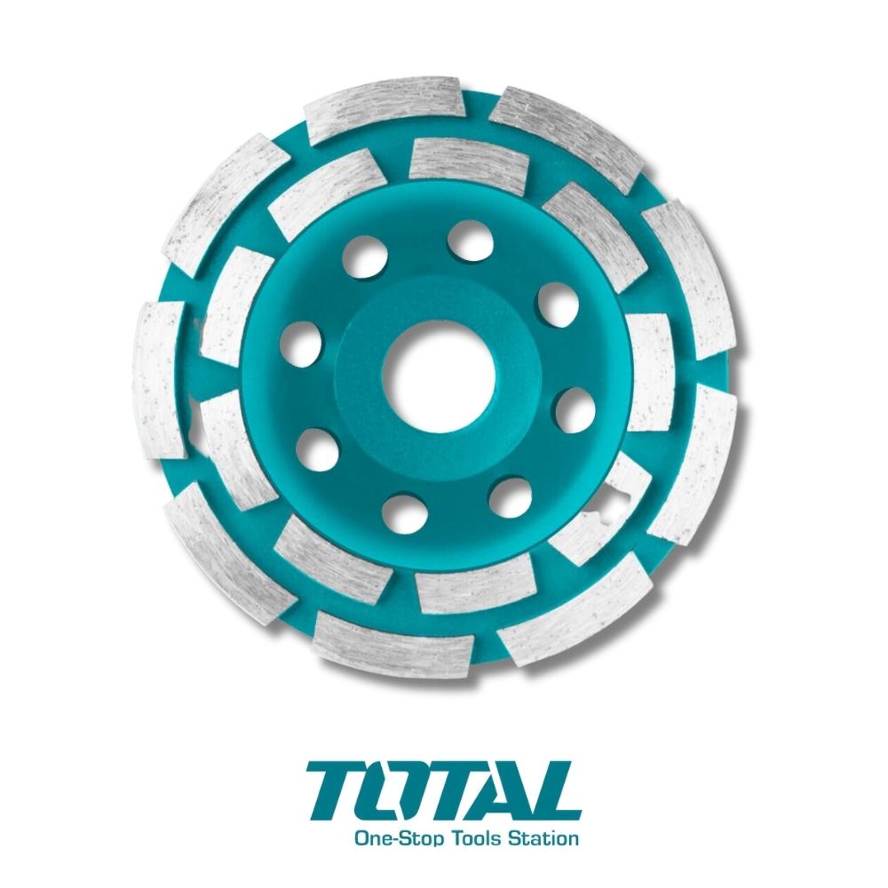 DISCO COPA P PULIR CONCRETO 4-1/2 PULGADAS 18 DIENTES TOTAL TAC2421151