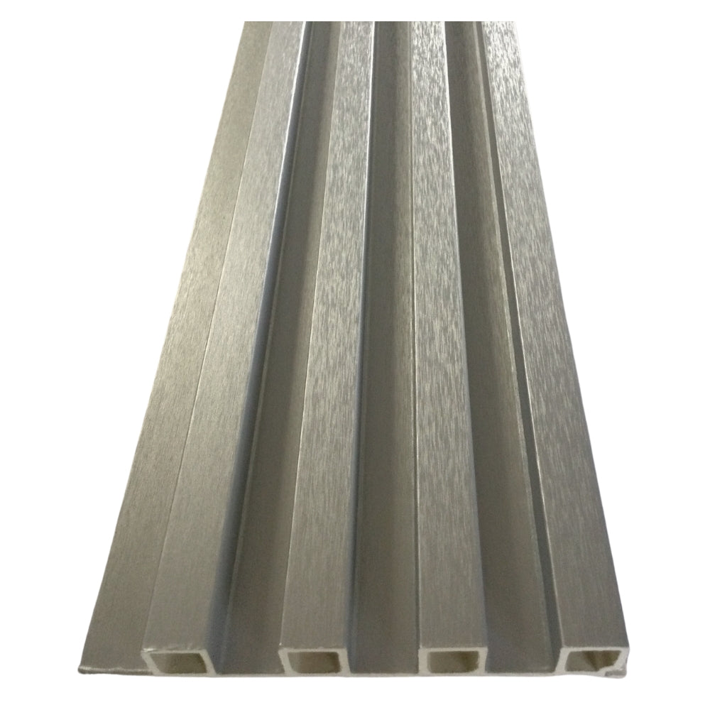 REVESTIMIENTO DE PARED DE WPC SILVER 168 X 2800 X 24MM 6.3KG/M2