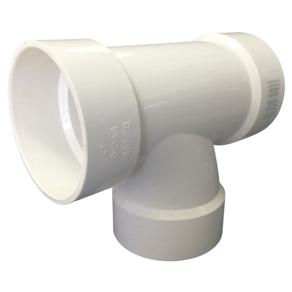 TEE PVC 100MM-4 PULGADAS PRESION SCH-40 C/C