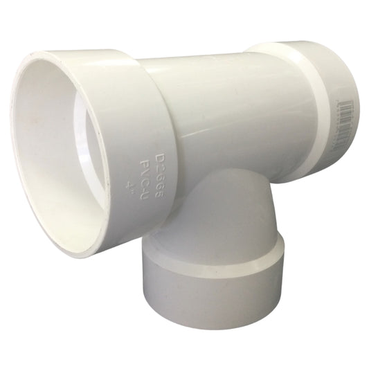 TEE PVC 100MM-4 PULGADAS PRESION SCH-40 C/C
